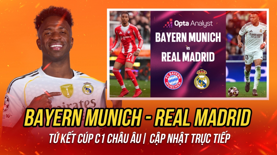 Trực tiếp Bayern - Real Madrid: Mbappe tỏa sáng?